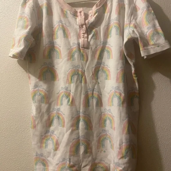 The Beaufort Bonnet Company Pastel rainbow Pajama Set size 14 - Picture 6 of 10